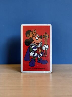 Vintage King Mickey Disney Playing Cards MEW & SEALED